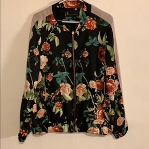 I JEANS BY BUFFALO flower jacket size L.